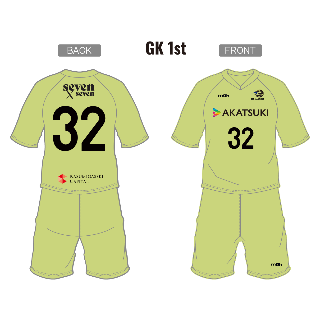 2026年公式ユニフォーム トップス(GK 1st / ホーム) #32
