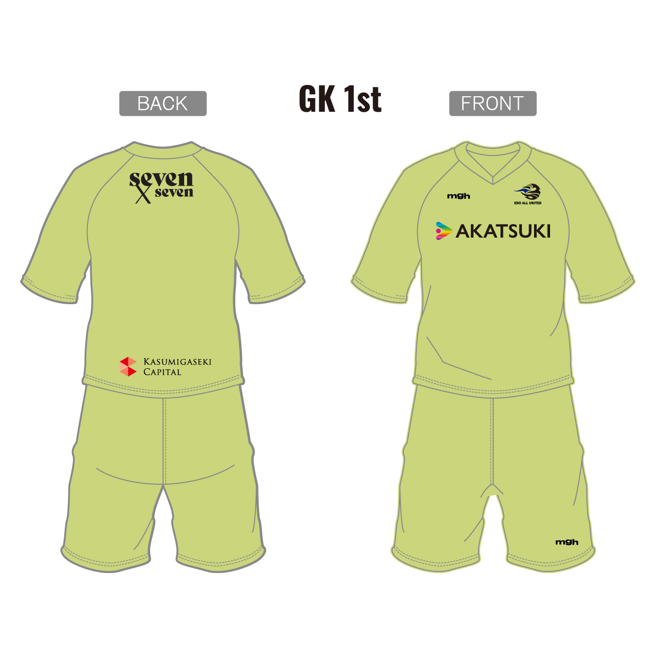 2026年公式ユニフォーム トップス（GK 1st / ホーム）