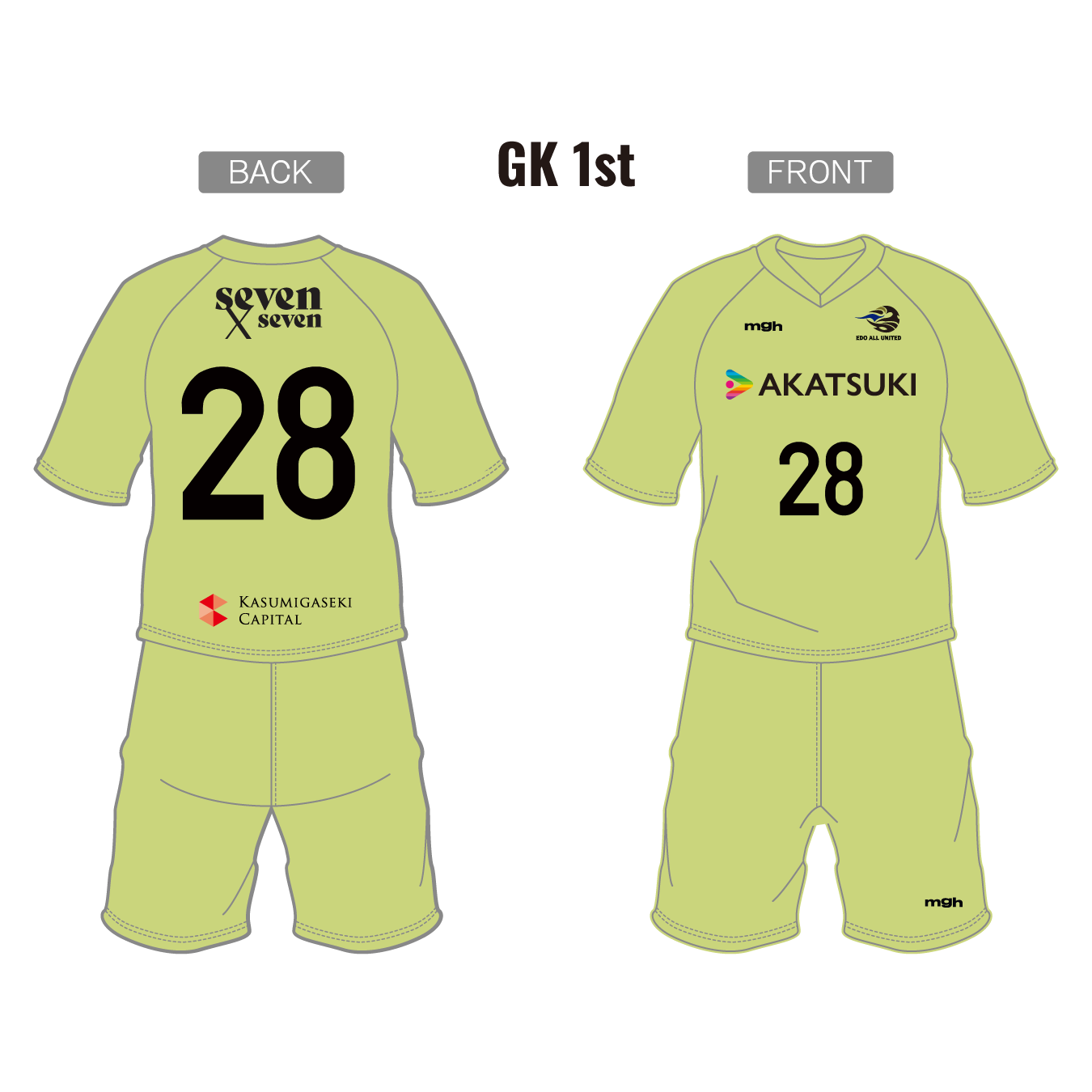 2026年公式ユニフォーム トップス（GK 1st / ホーム） #28