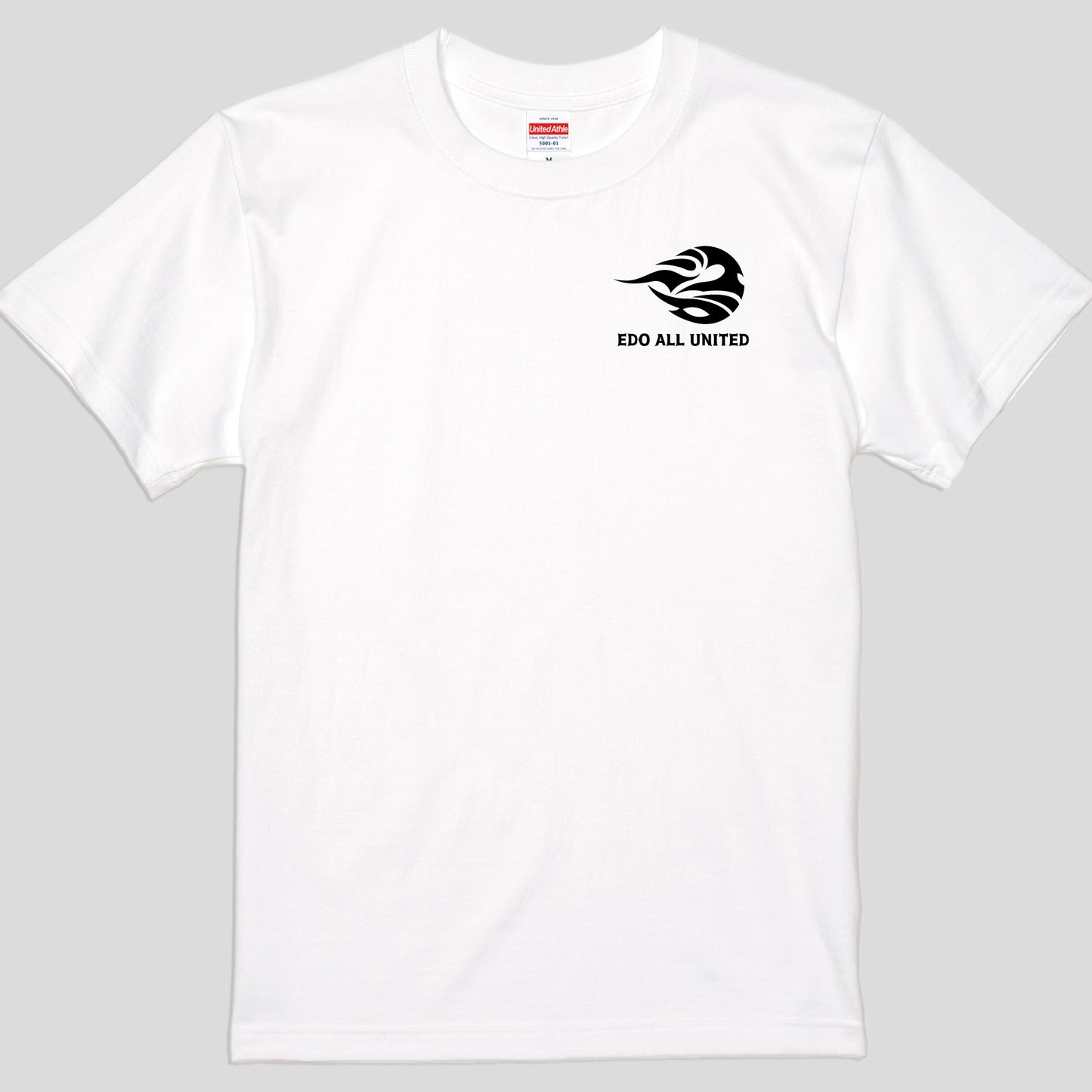 【白×黒】シンプルエンブレム Tシャツ