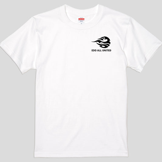 【白×黒】シンプルエンブレム Tシャツ