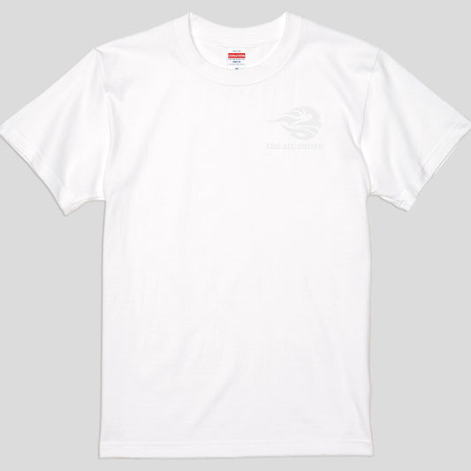 【白×白】シンプルエンブレム Tシャツ